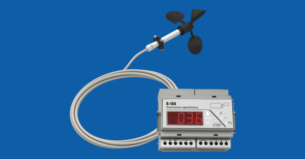 Anemometr A-144 sygnalizujący z rejestracją